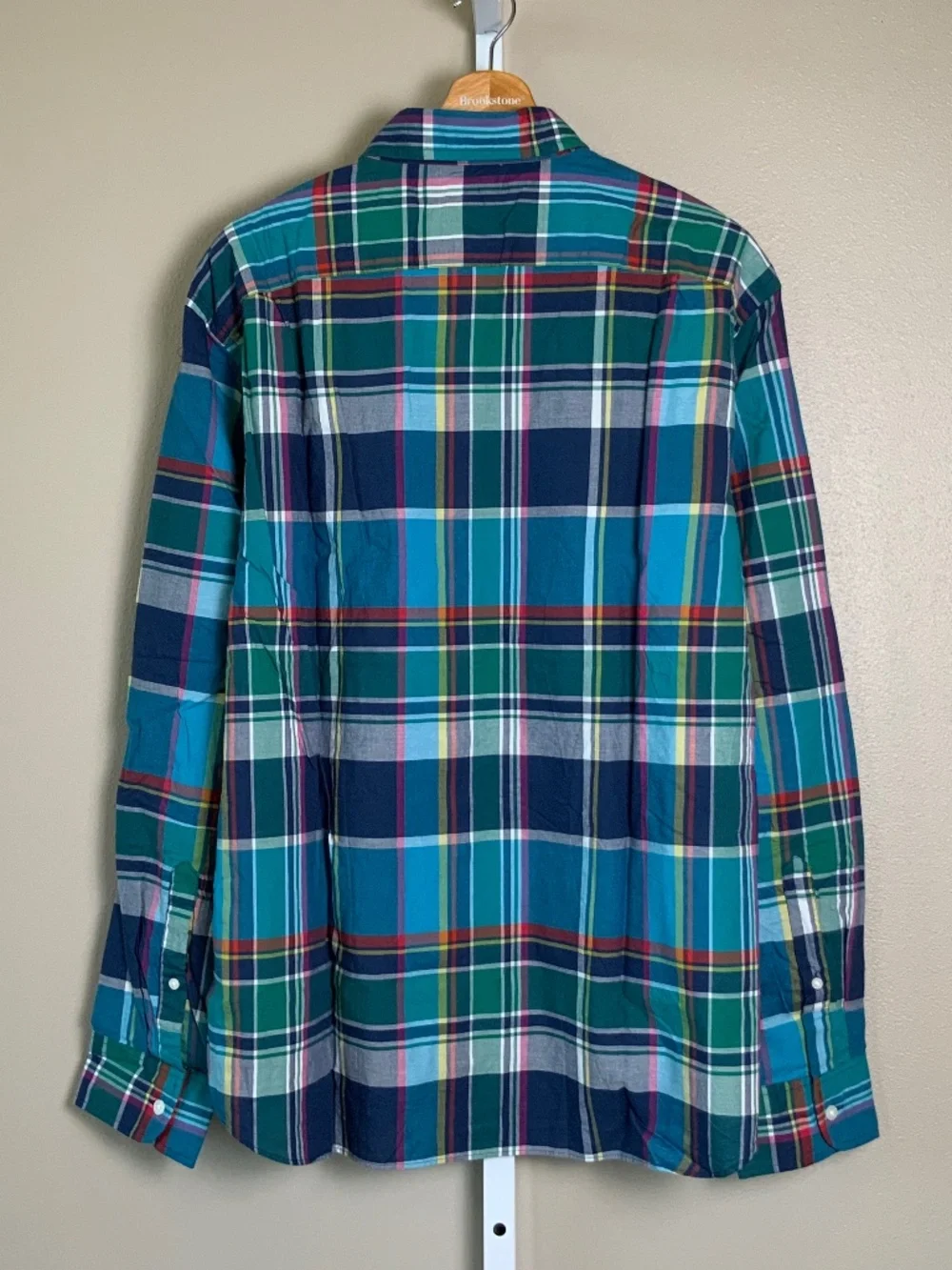 J. Crew Slim Summer Plaid Button Down Oxford Shirt